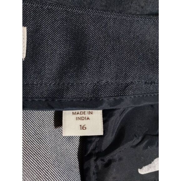 Coldwater Creek Pants Men's 16 Gray River Fit‎ Cropped - Picture 6 of 8